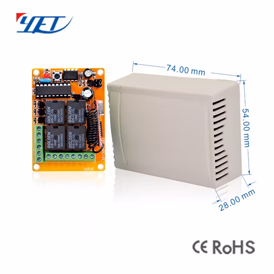 Yet404PC Cheap Wireless RC 4 Channel Radio Transmitter and Receiver